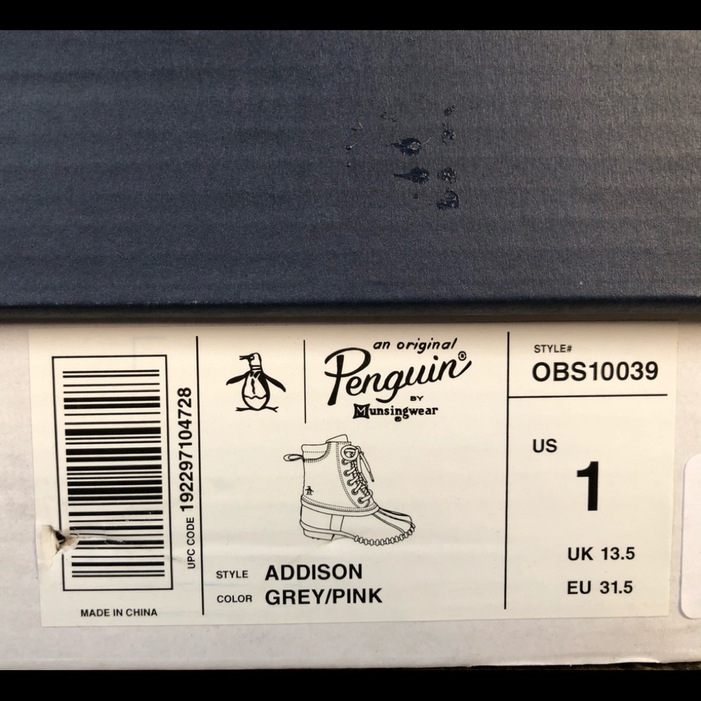NEW Original Penguin Little Boys Addison Duck Boot - Picture 12 of 16